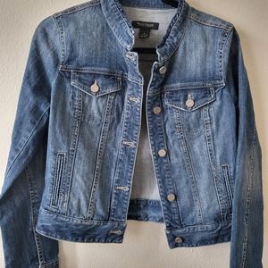 White house and black market jean jacket